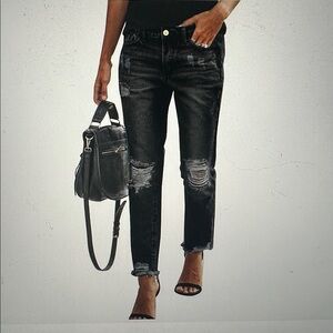 Portillo Jeans Cropped Distressed size (L)